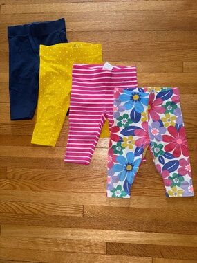 Mini Boden cropped leggings- set of 4 (size 2-3Y)